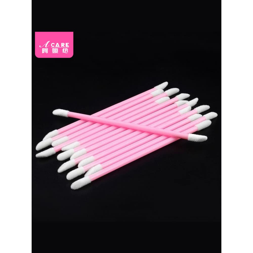 Pincel labial/descartável AC1sq801-manchas maquiagem cor batom pequeno portátil Mini boca