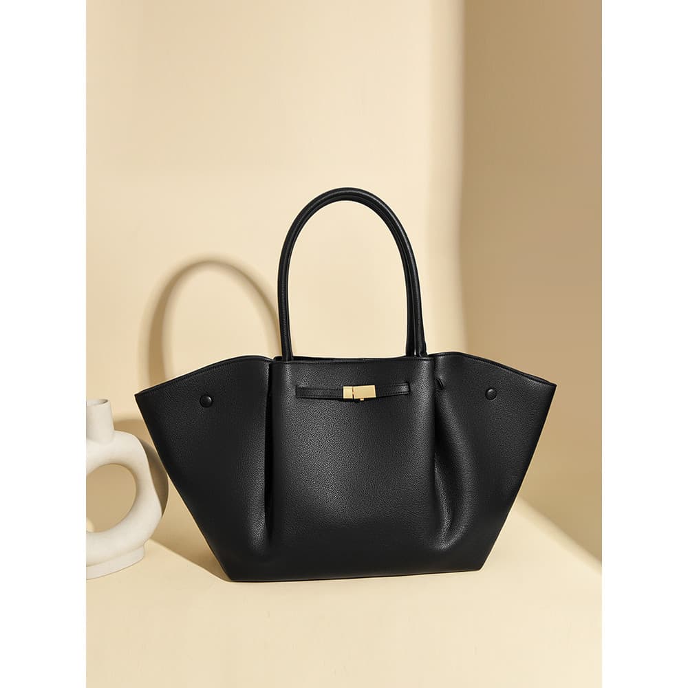High-End nicho asa saco 2025 novo estilo europeu americano grande capacidade sacola trabalho Commuter bolsa de ombro