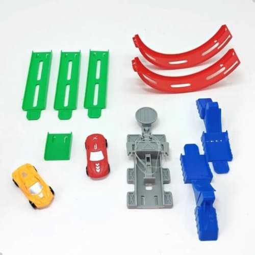 Carrinho Lançador Brinquedo Infantil Montar Pista 360 Graus Divertido Educativo Criativo