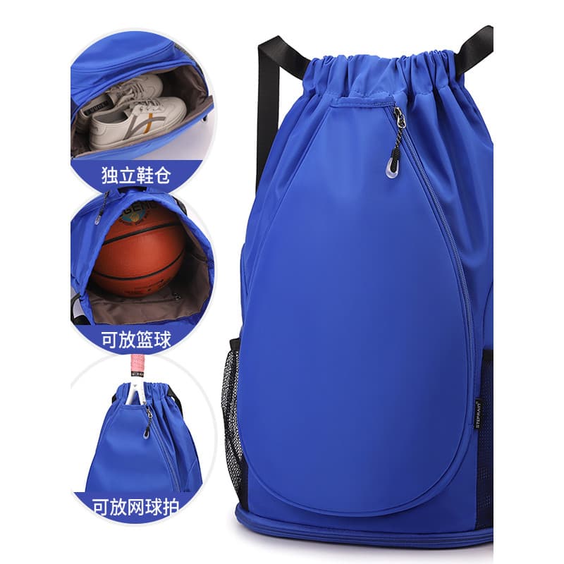 2025 novo estilo mochila unissex saco de tênis portátil saco de armazenamento basquete ao ar livre cordão esportes saco