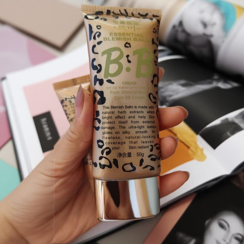 Bonito Niuniu Cheetah bb creme rosa menina bb corretivo base líquida verão protetor solar estudante controle de óleo bas