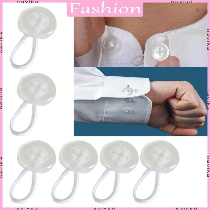 Camisas Sociais 10pCS Extensores Colarinho Expansores Botões Macios Para Masculinas