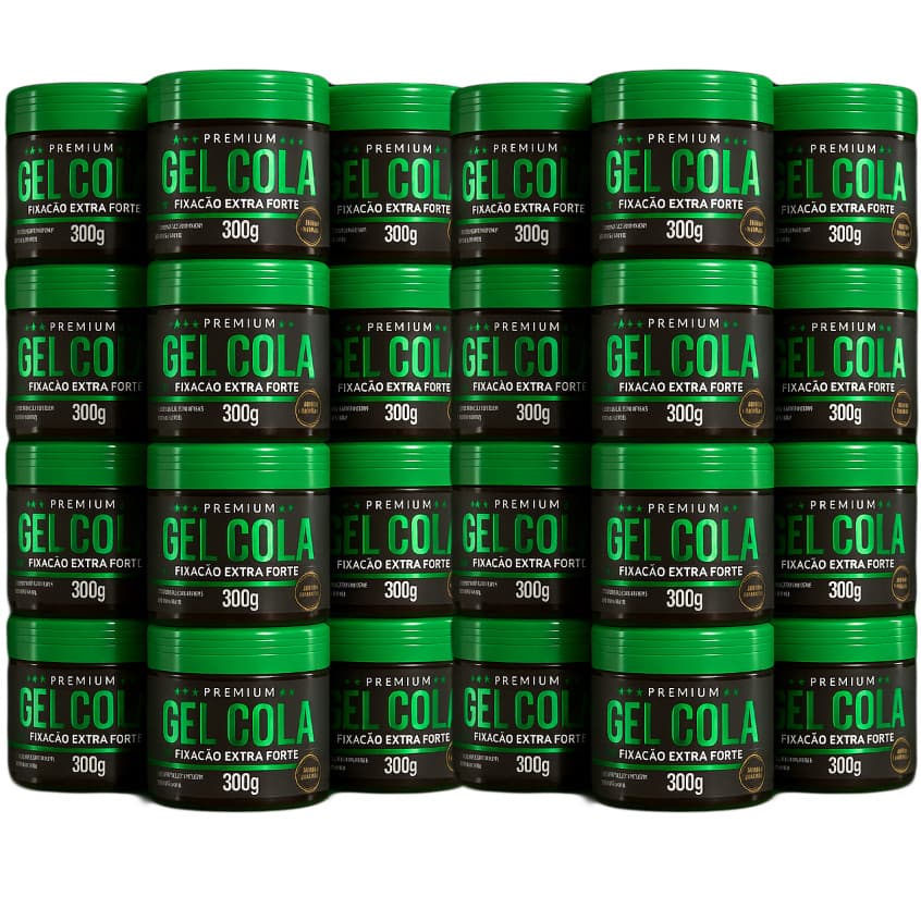 24 Gel Cola hidratante Masculino Monster Barber 300gr - Fixador para Cabelo