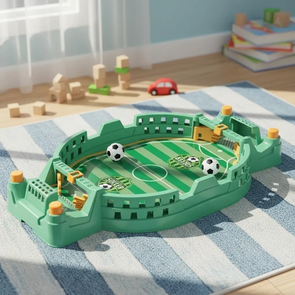 Mini Jogo Futebol Mesa Arena Brinquedo Infantil Competição Campo Criança Diversão