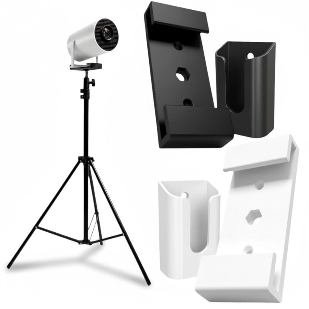 Kit Completo para Projetor HY300 – Com Suportes - Pronto para Instalar