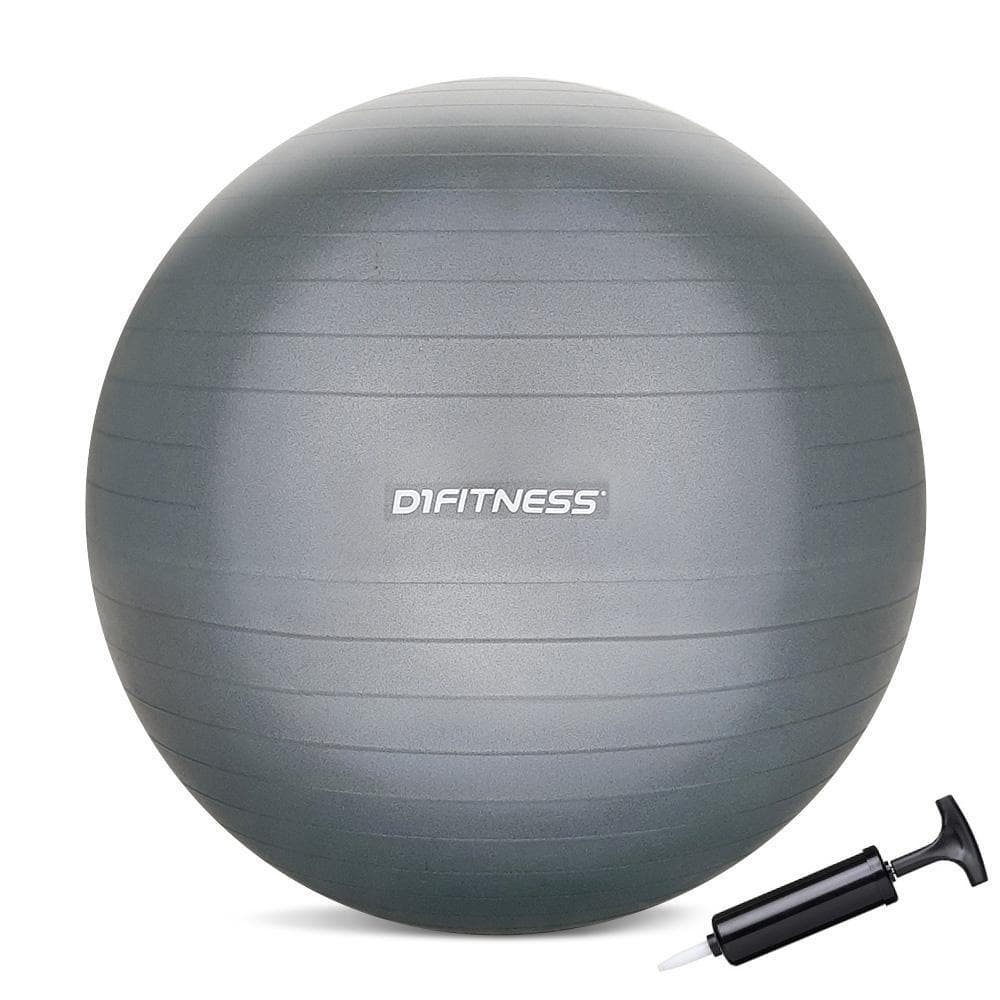 Bola Suiça - Fit Ball - D1Fitness 75cm Com Bomba Yoga Pilates Alongamento Funcional