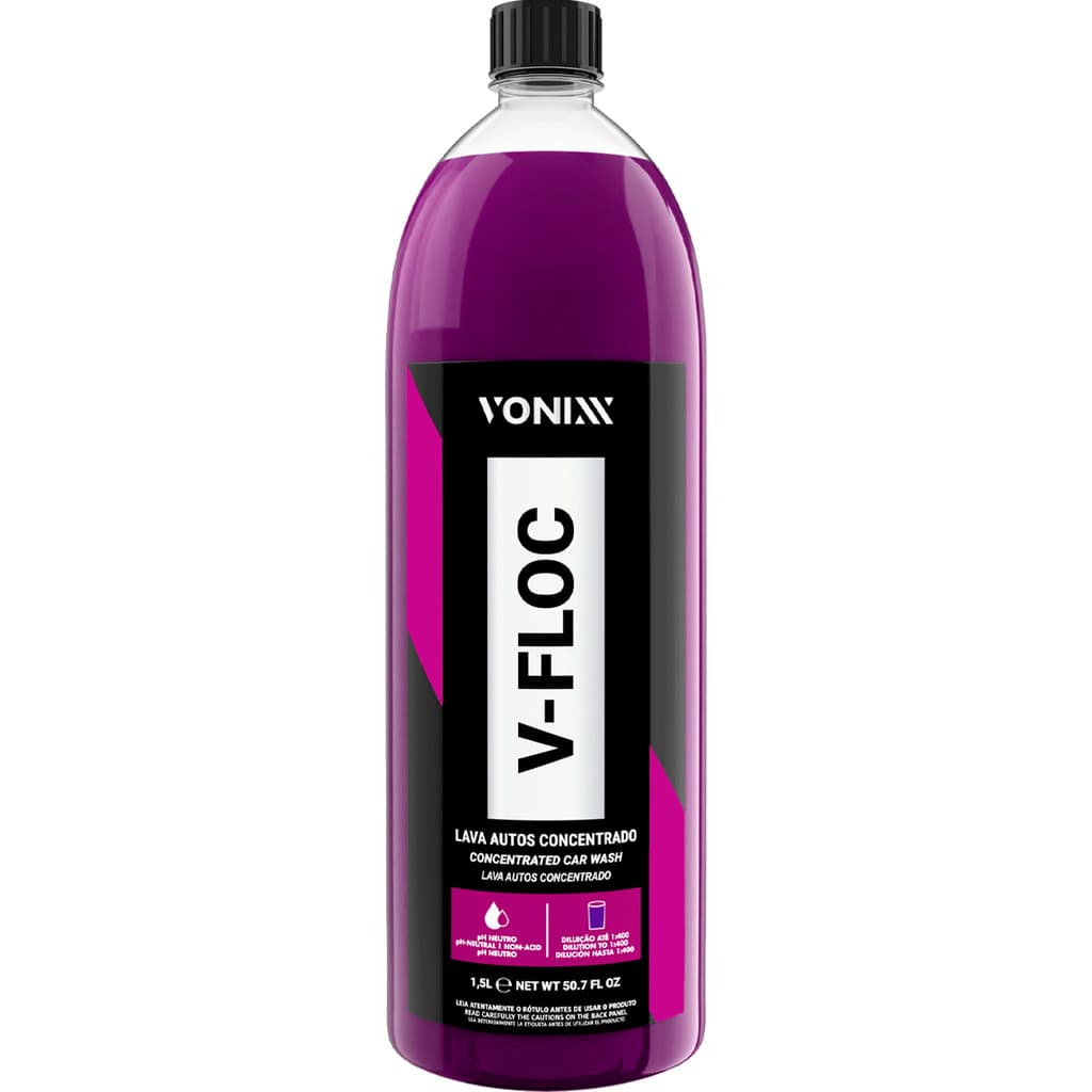 Shampoo Automotivo Neutro Concentrado V-floc Vonixx 1,5l