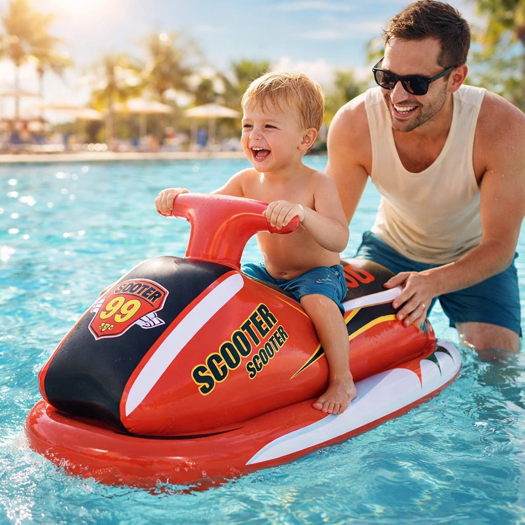Boia Inflavel Jet Ski Infantil Piscina Praia Diversão Verão