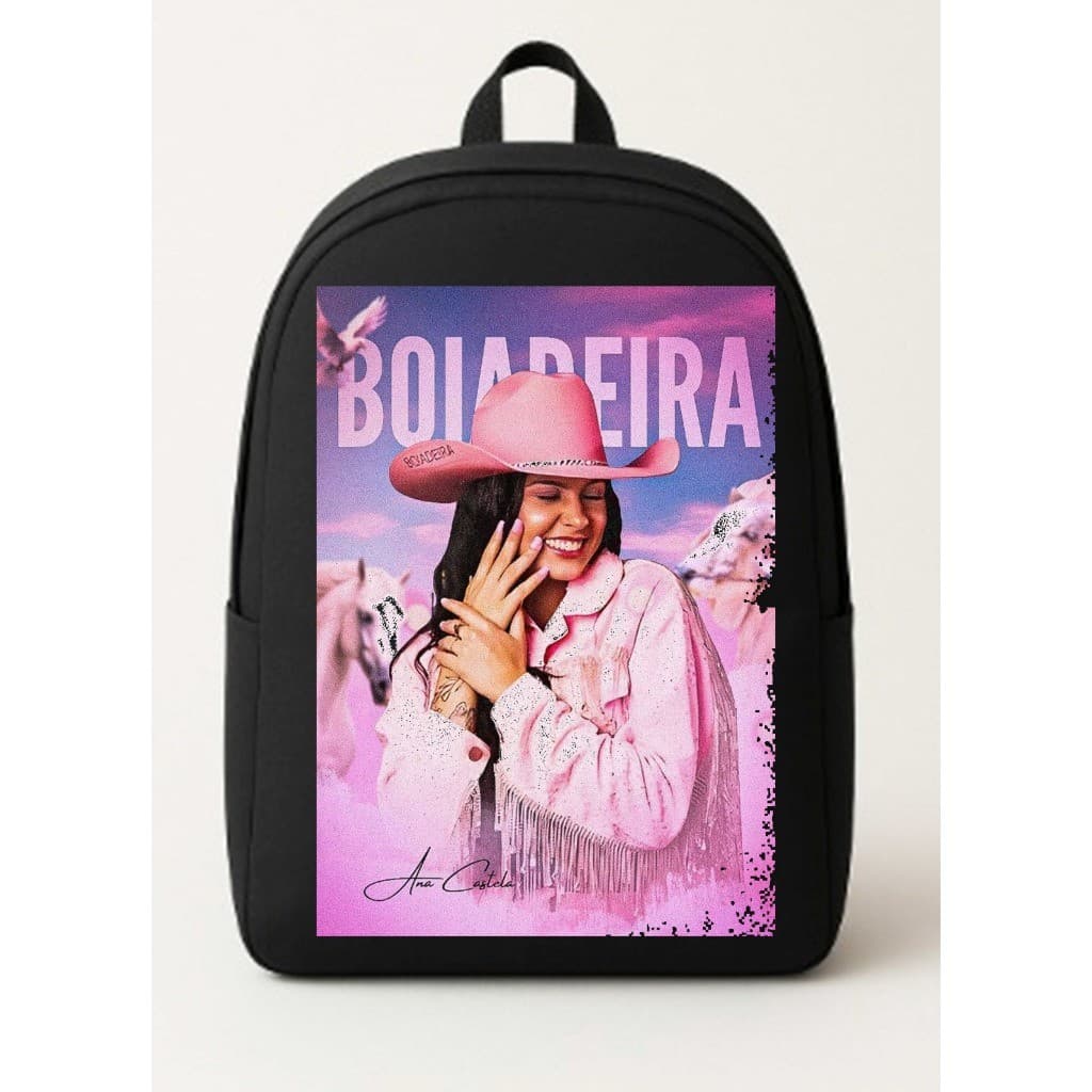 Mochila Estampada Boiadeira Bolsa Ideial Para Passeio Escola e viajem