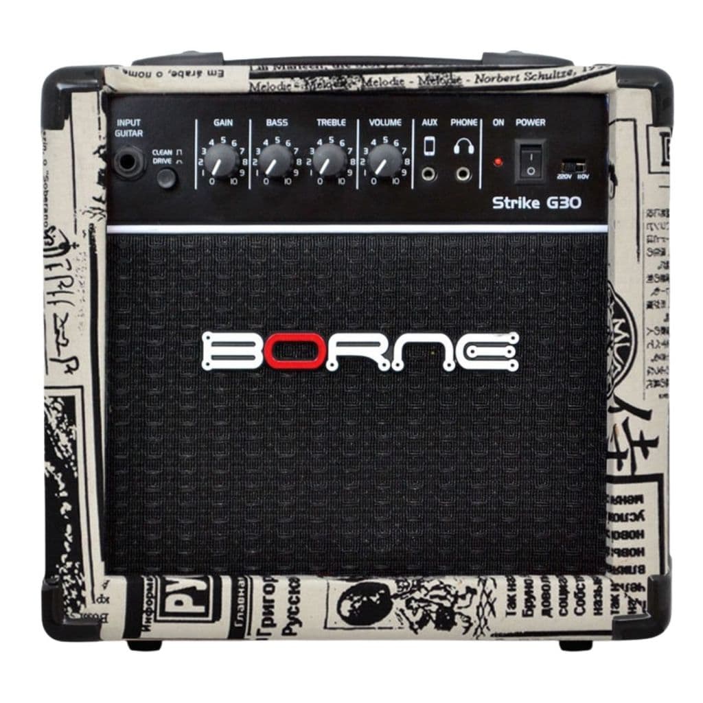 Amplificador de Guitarra Borne Strike G30 15 Watts Cubo