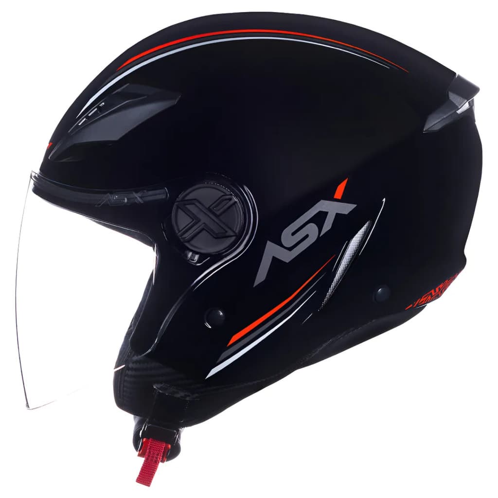 Capacete Moto Aberto Asx City Air Solid Pilot Diversos.