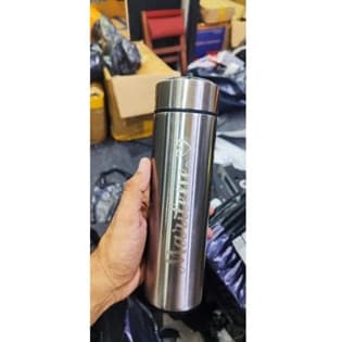 Normal - Garrafa Térmica com LED e Termômetro (500ml) - Prata