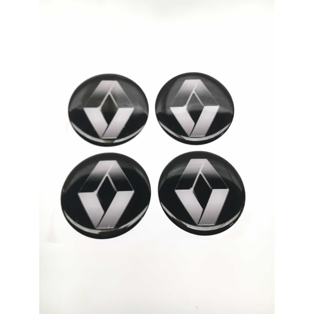 Emblema Para Calota Resinado Adesivo Renault 49mm Jogo