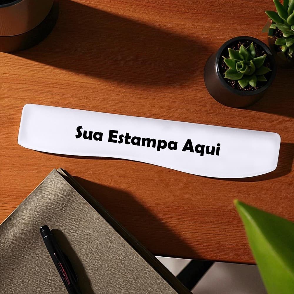 Apoio de Teclado Ergonômico com Espuma Personalizado Sua Estampa Aqui