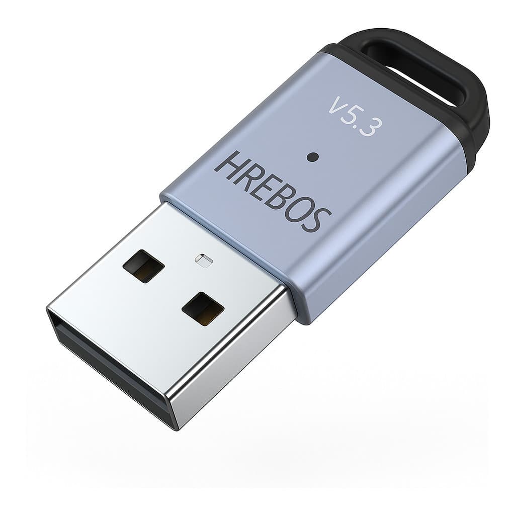 Adaptador USB Bluetooth 5.3 – Conexão Sem Fio para PC e Notebook