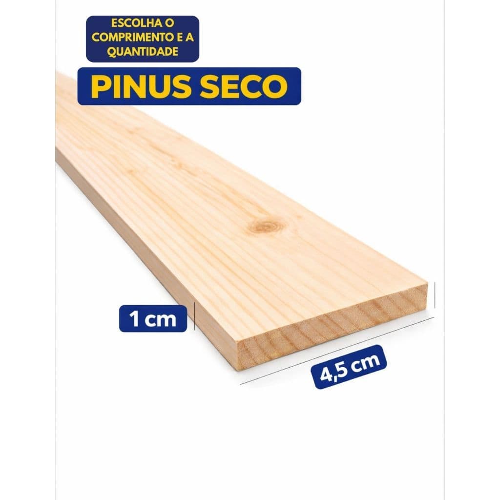 Ripas Sarrafos Madeiras Pinus 4,5cm x 1cm