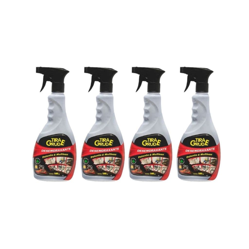 4 Tira Grude Desengraxante Spray Quimatic Tapmatic FD1 500ml Removedor Graxa Multiuso Profissional