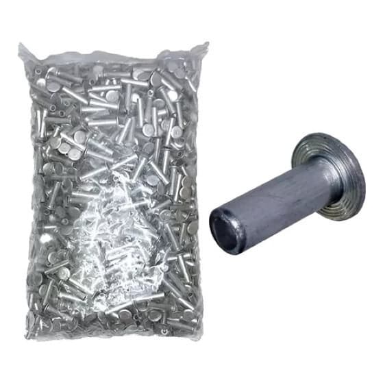 200 Rebite Aluminio Semi-tubular 13x12 (l1313/1513) 8x19mm