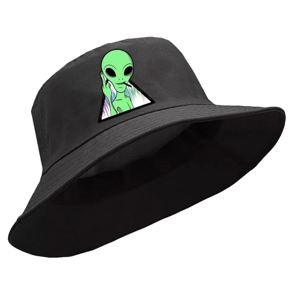 Boné Chapéu Bucket Hat Et Dedo Alien Rave cata ovo