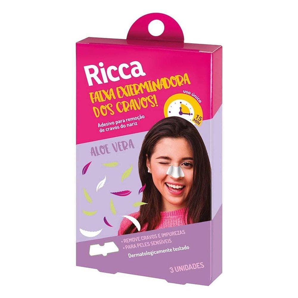 Faixa Exterminadora De Cravos Ricca Adesivo Removedor Com 3 Unidades 3717