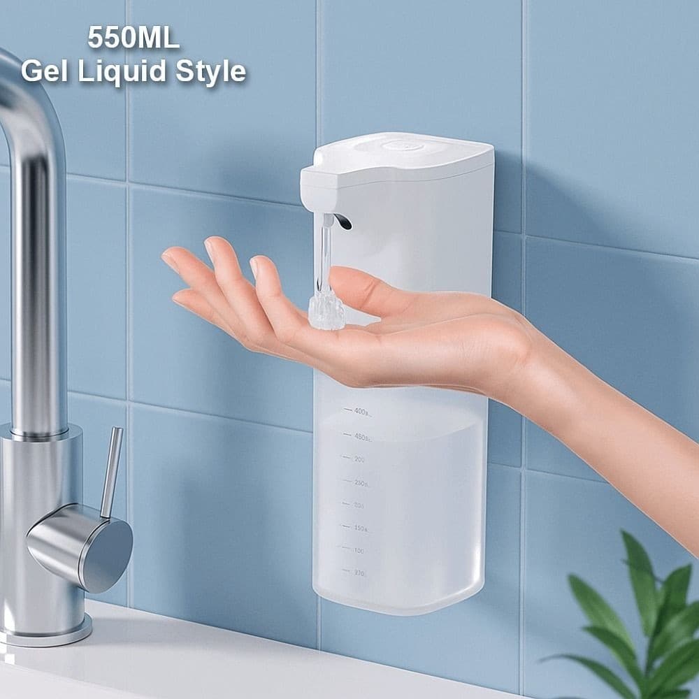 Saboneteira Automática Sensor de Movimento Sem Toque Recarregável Sabonete Líquido