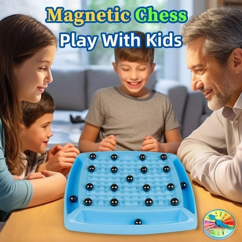 Jogo de tabuleiro de xadrez magnético infantil, jogo de tabuleiro interativo para pais e filhos, brinquedos para pais e