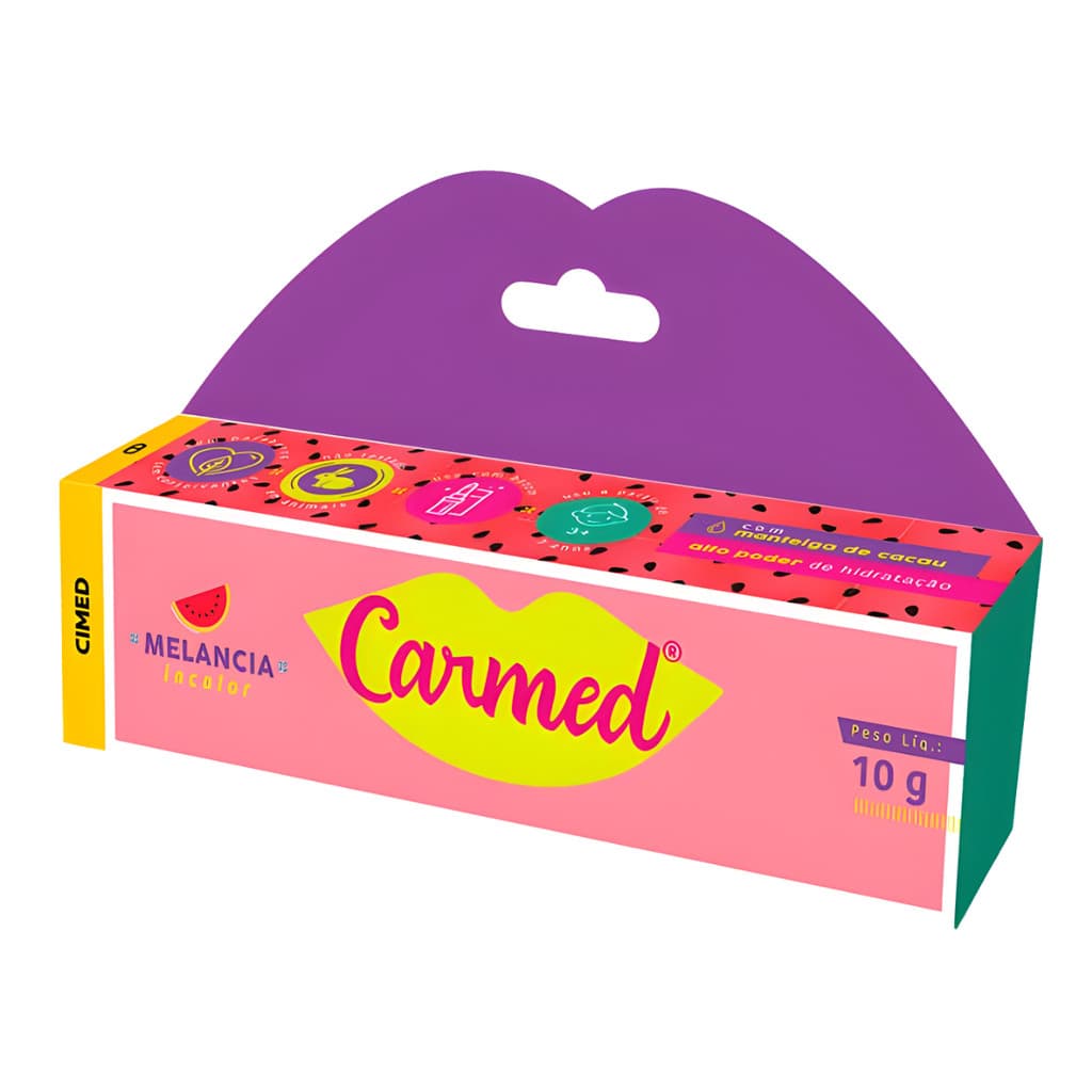 Hidratante Labial Carmed Melancia 10g - Edição Ilimitada