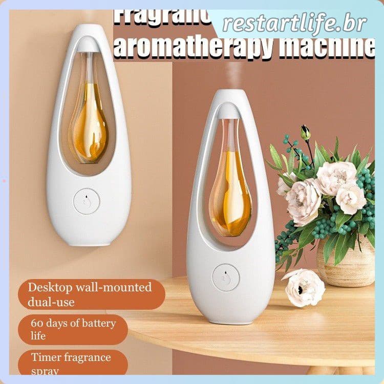 Difusor de Aroma Automático com Temporizador UY79 para Ambientes Domésticos, Desodorizador de Ar Fresco 9949