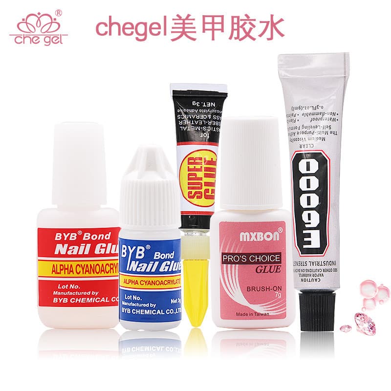Ferramenta de Manicure jóias forte cola Taiwan com cabeça de escova 502 pegajoso strass liga pérola adesivo de unhas age
