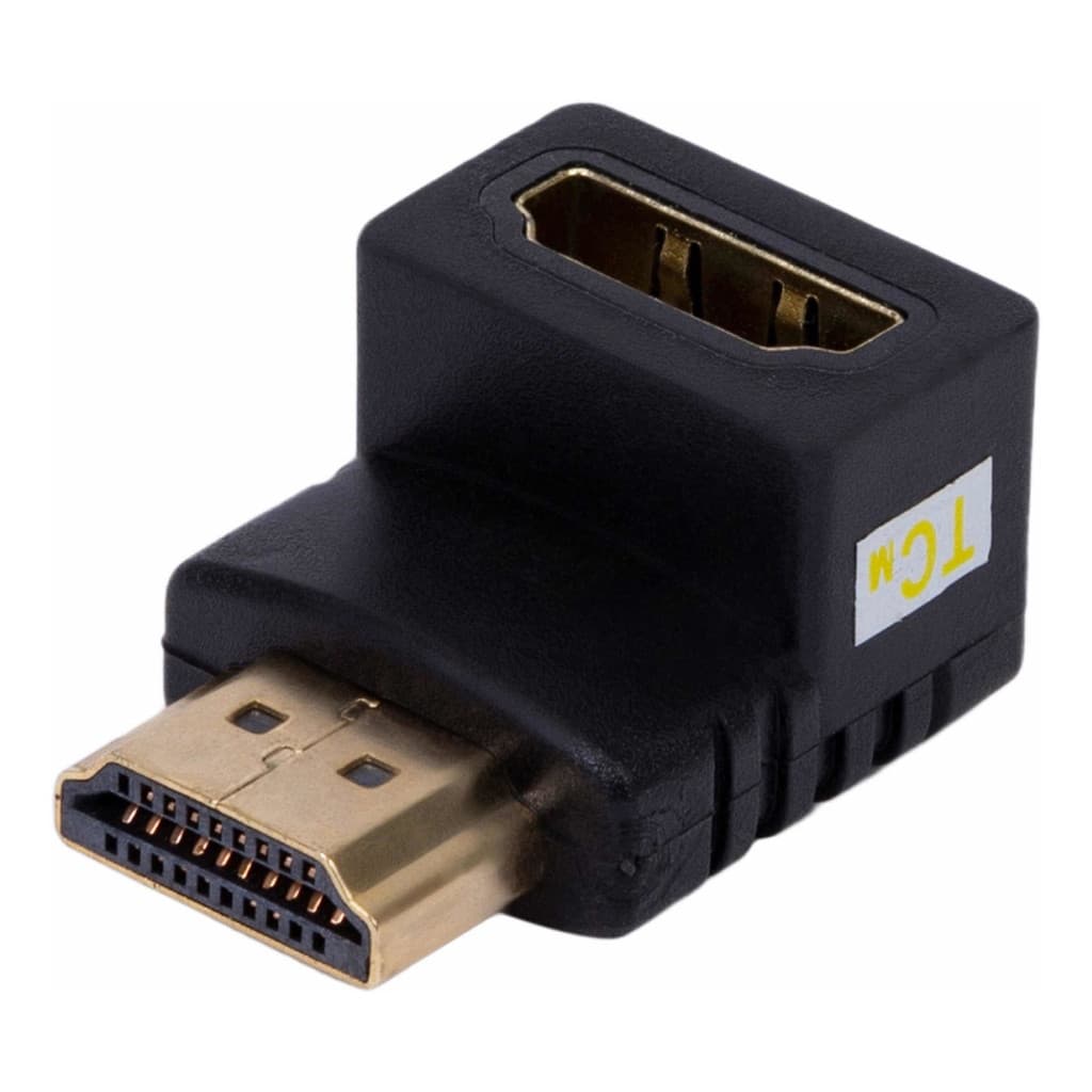 Adaptador Hdmi 90 G Em L Macho X Fêmea 1.4 Para Tv Painel