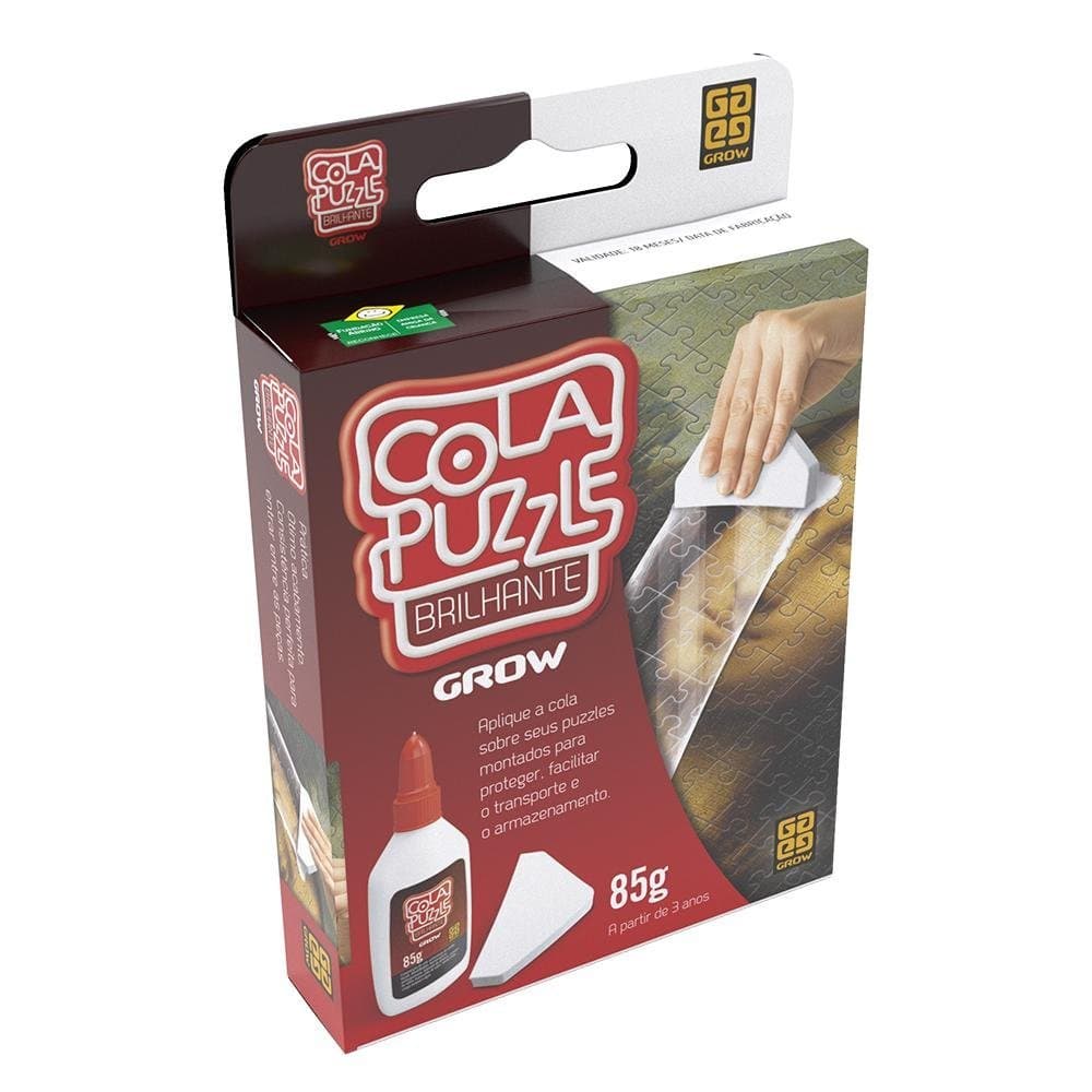 Cola Para Quebra Cabeça Puzzle Brilhante – Grow 1989