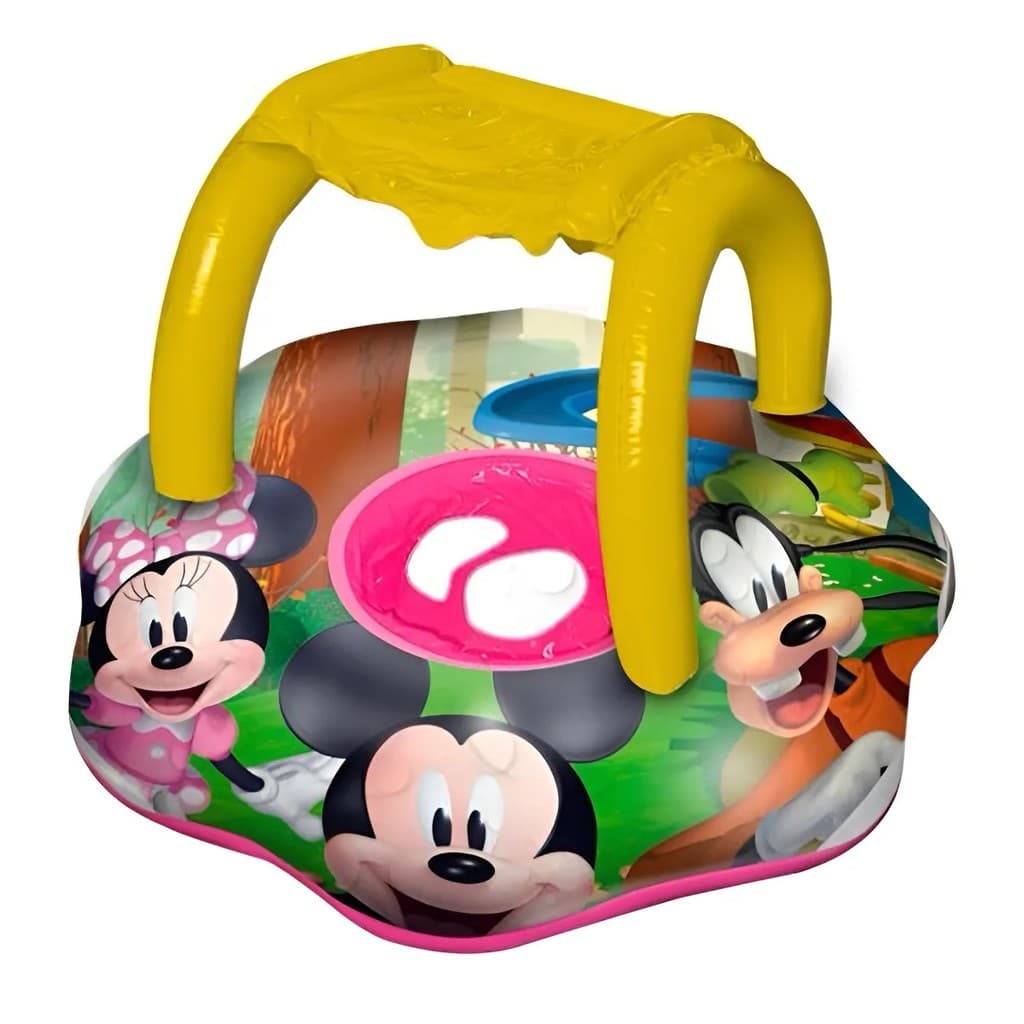 Boia Fralda Inflável C/Cobertura 68x56cm Turma do Mickey