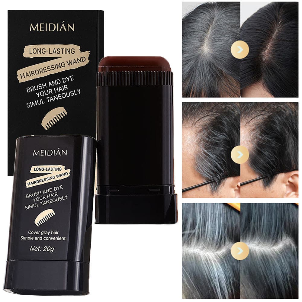 Creme De Tintura De Cabelo Em Bastão Para Colorir Com Penteado De Festa Lavável Temporário Escova