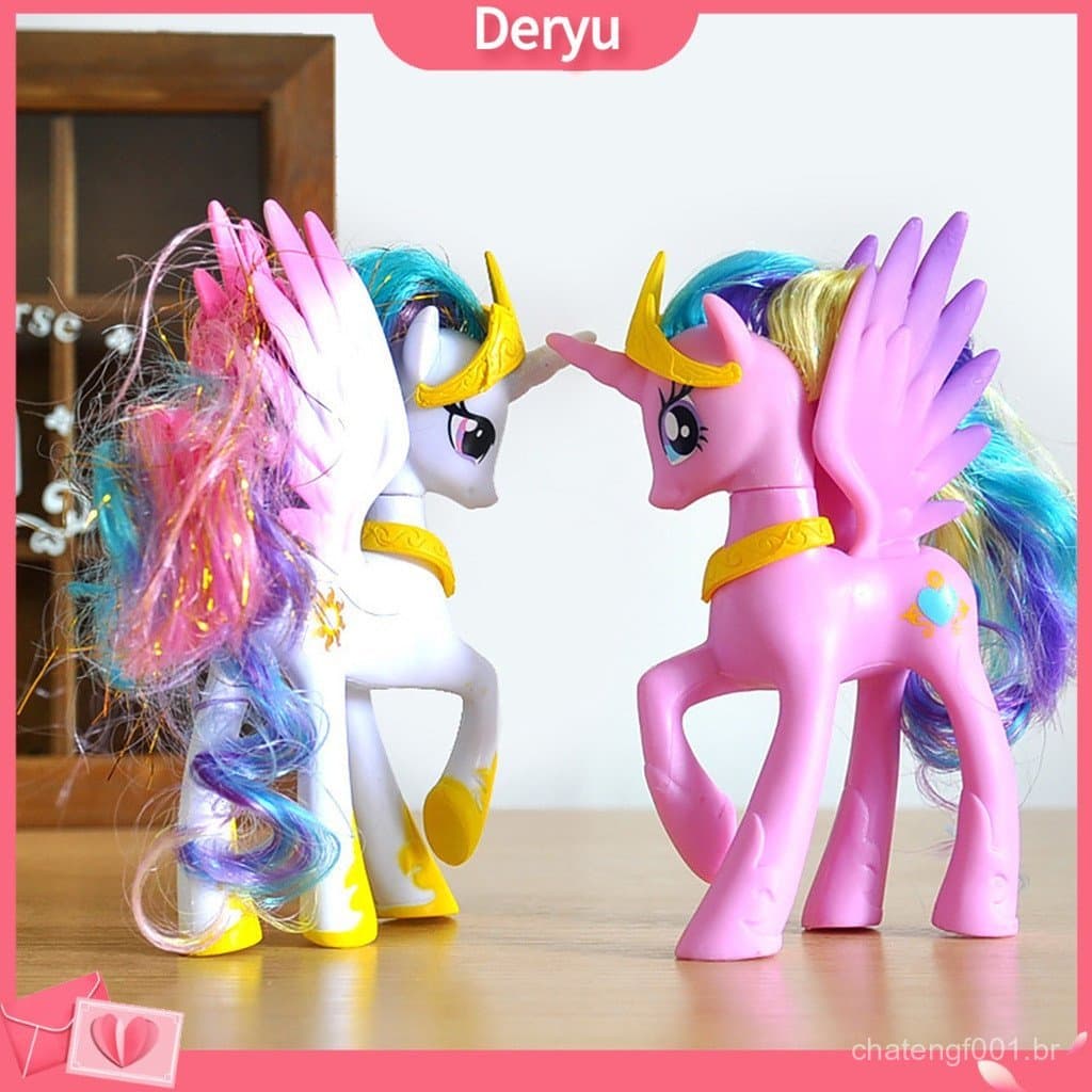 { Em Estoque } 1Pc 14cm My Little Pony Moon Princess Action Figura Coleção De Brinquedos PVC Doll Kids Toy