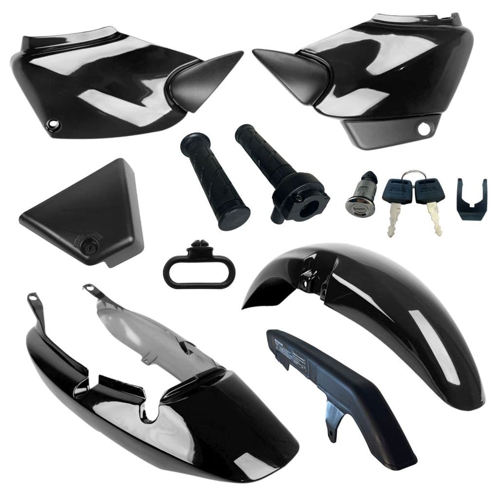 KIT CARENAGEM TAMPA MANOPLA TRAVA TITAN 125 - 2000-04 / FAN 125 - 2005-08