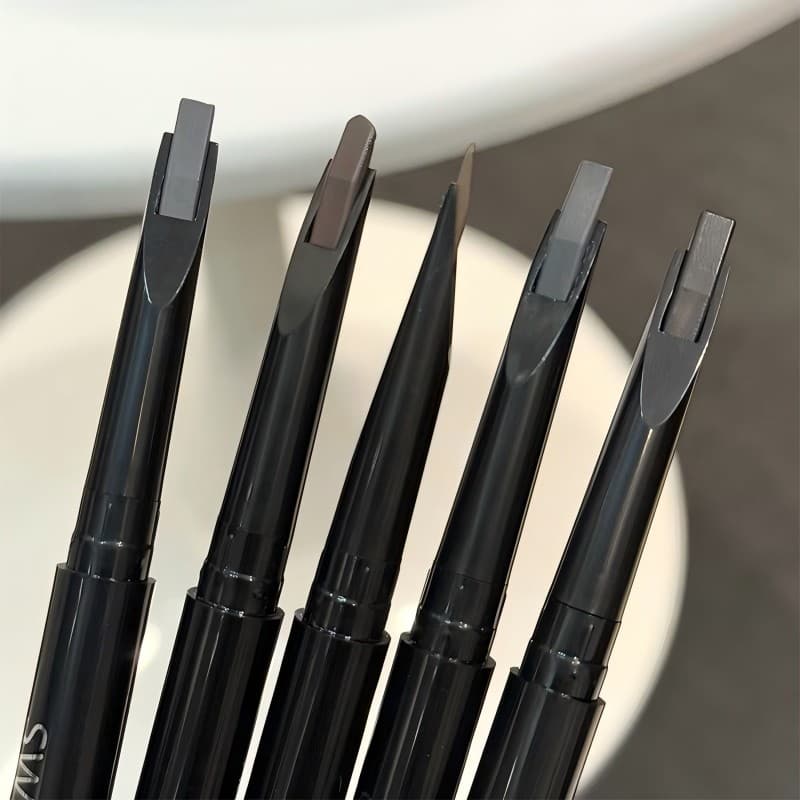 Artista de maquiagem dedicado!Cortar lápis de sobrancelha feminino de longa duração, à prova d'água, não desbota, raízes