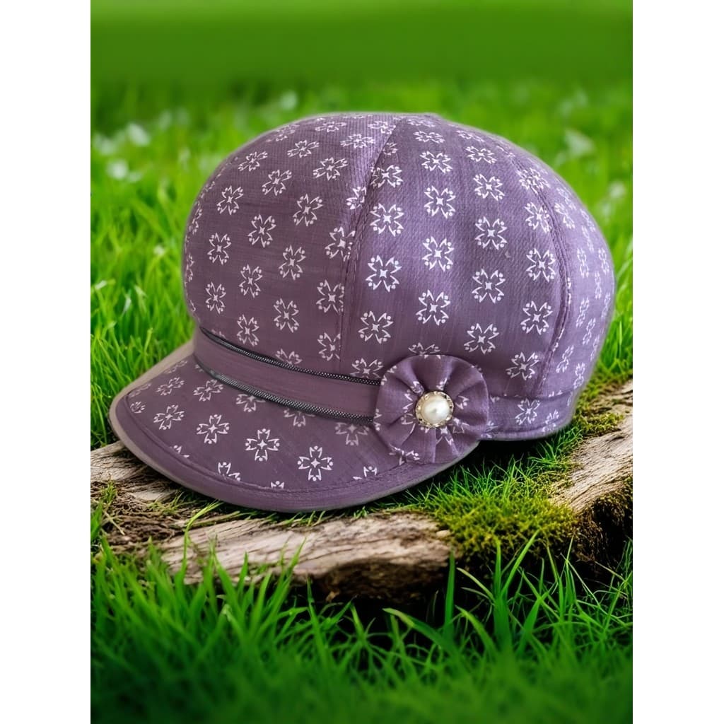 Chapéu de sol velha senhora chapéu primavera verão meia-idade idosos chapéu feminino estilo fino mãe pano chapéu avó boi