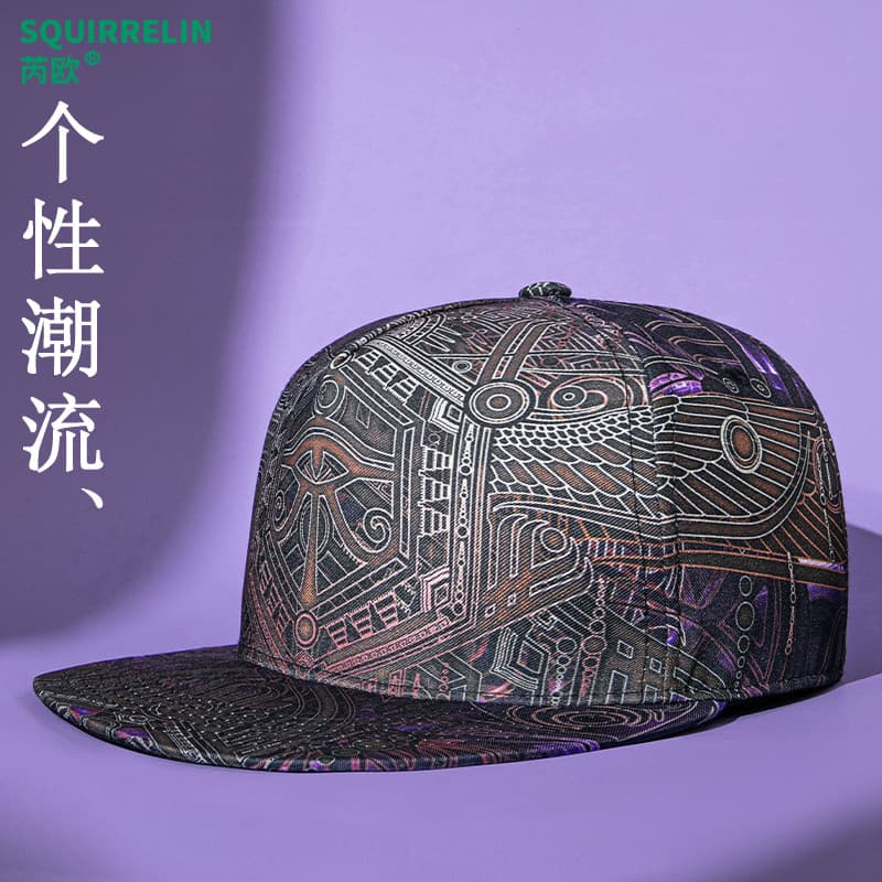 Chapéu estilo masculino verão estilo 2025 novo estilo estilo americano Hip-Hop chapéu de aba plana boné de beisebol boné