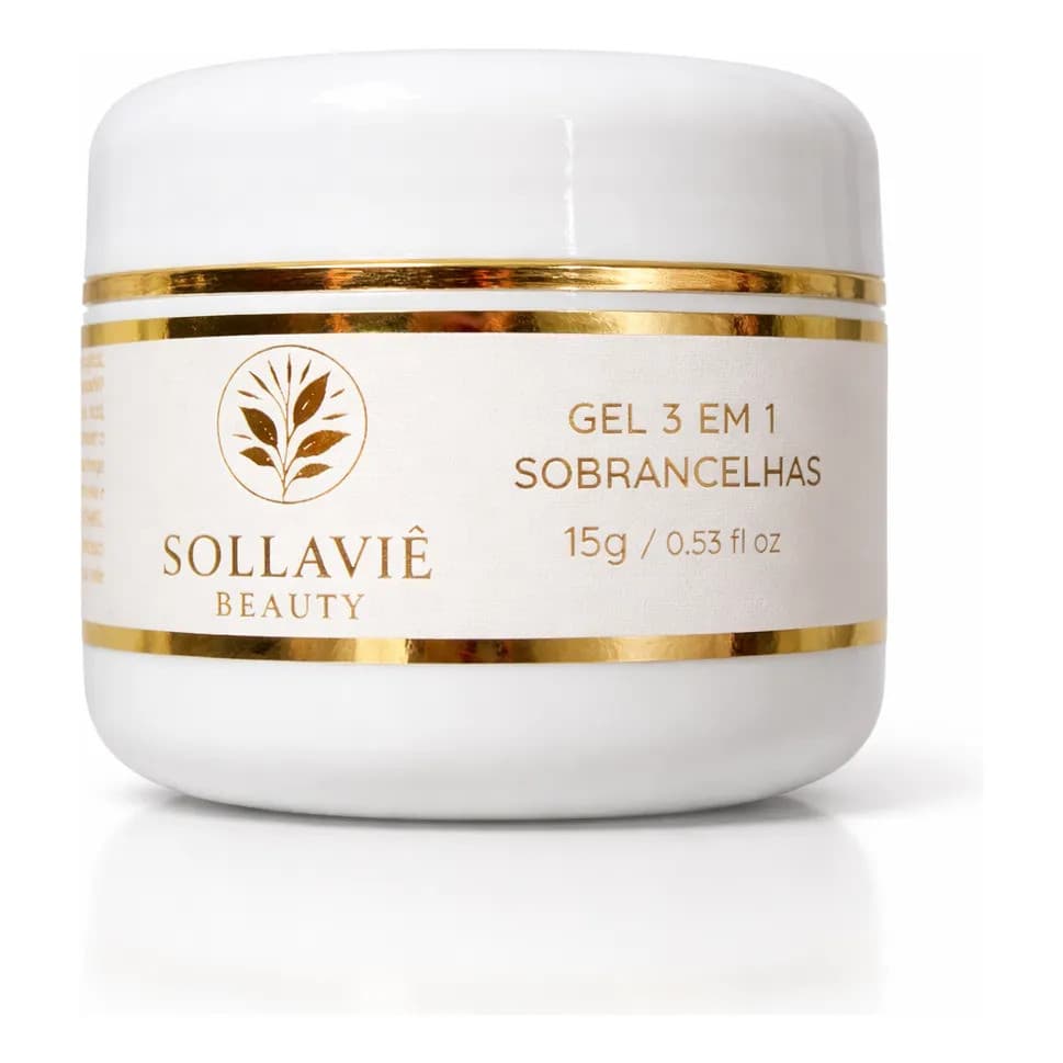 Gel Sobrancelha Brow Lamination Crescimento Fixador 3 Em 1
