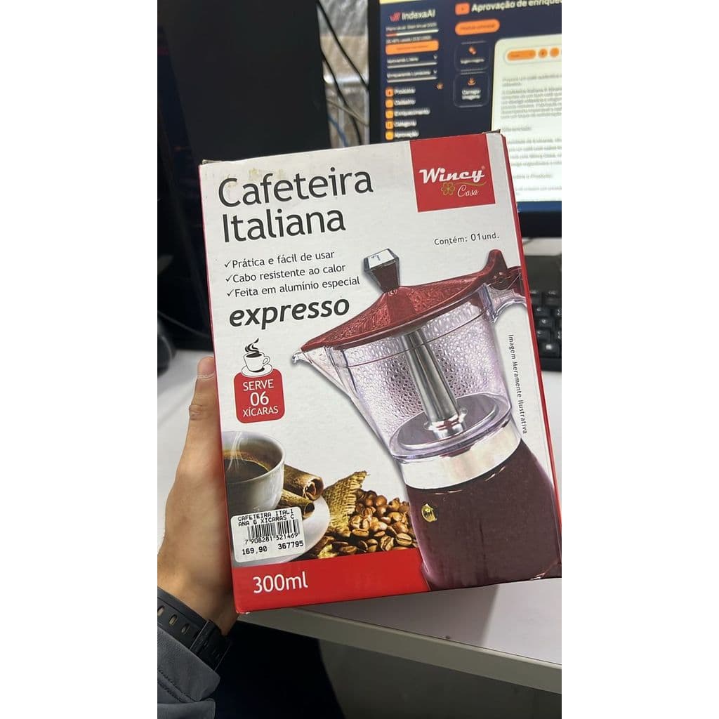 CAFETEIRA ITALIANA 6 XICARAS CZE09005