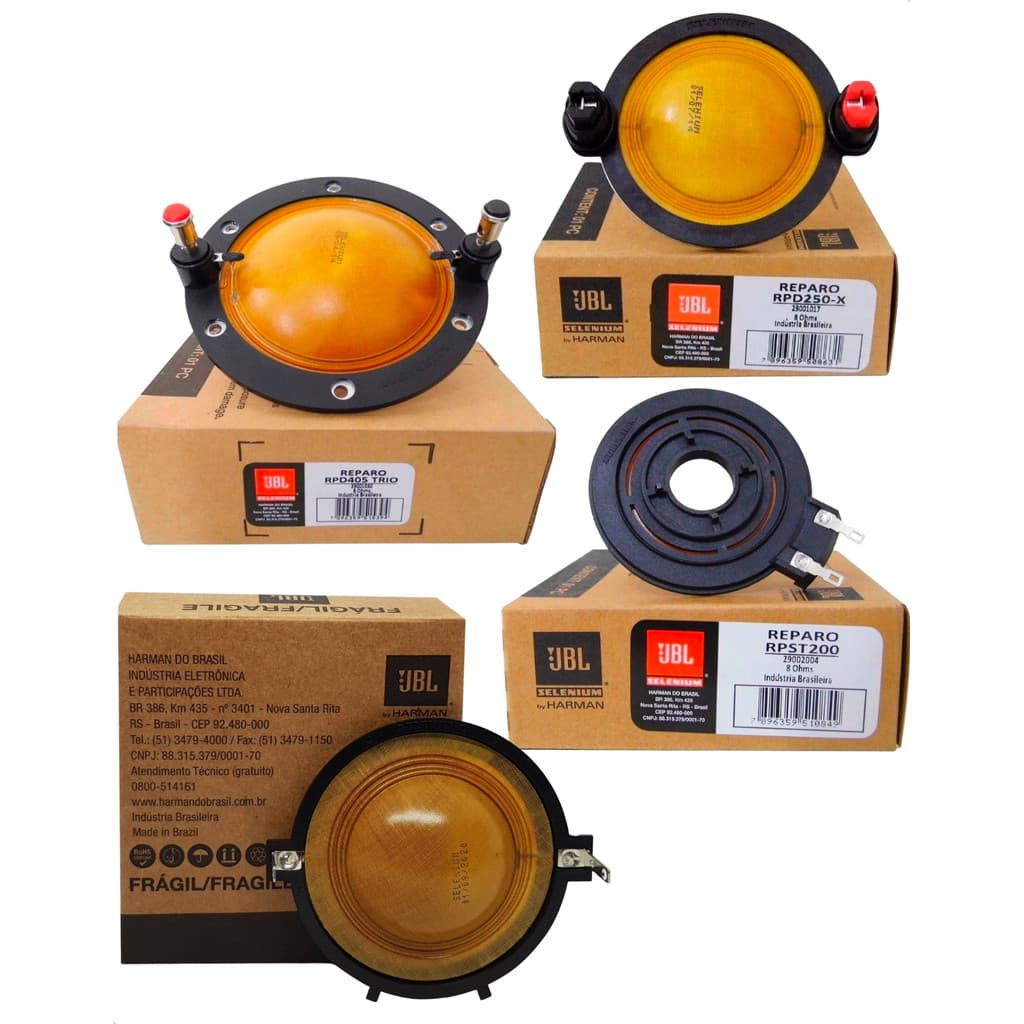 JBL Reparo RPD 200 - RPD 250x - RPST 200 - RPD 405 Trio Selenium Corneta Diafragma Fenólico