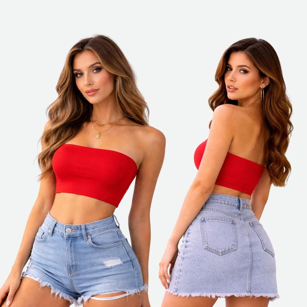 Top Faixa das Blogueiras Academia Com Forro Duplo Suplex Premium