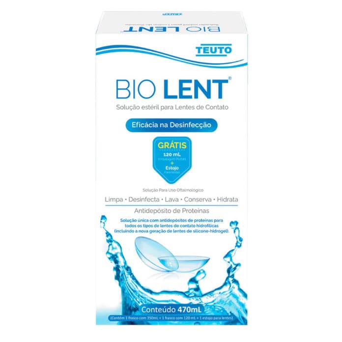 Bio Lent Kit Solução Lente de Contato 350ml + 120ml