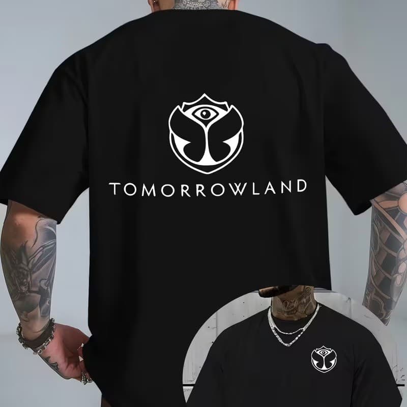 Camiseta Tomorrowland Camisa Blusa Unissex Masculino Feminino 100% Algodão Street wear Plus Size
