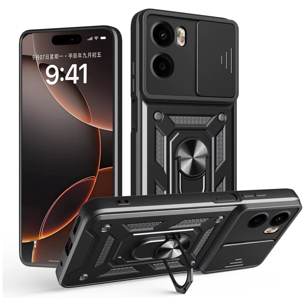 Capa Capinha Motorola Moto G06 Anti Impacto Anel Suporte Proteção Câmera