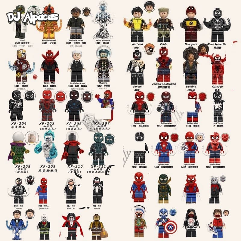 Blocos De Construção Figuras Brinquedo Colecionável XH659 XH968 XH1350 XH1351