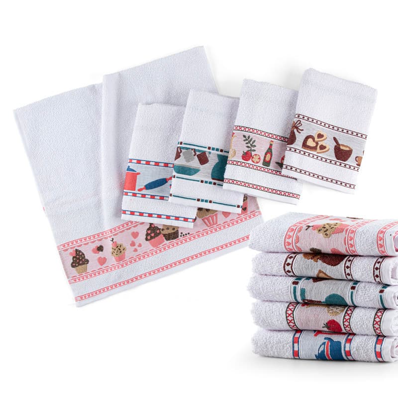 Kit 10 Panos de Copa para Cozinha Felpudos - Variados