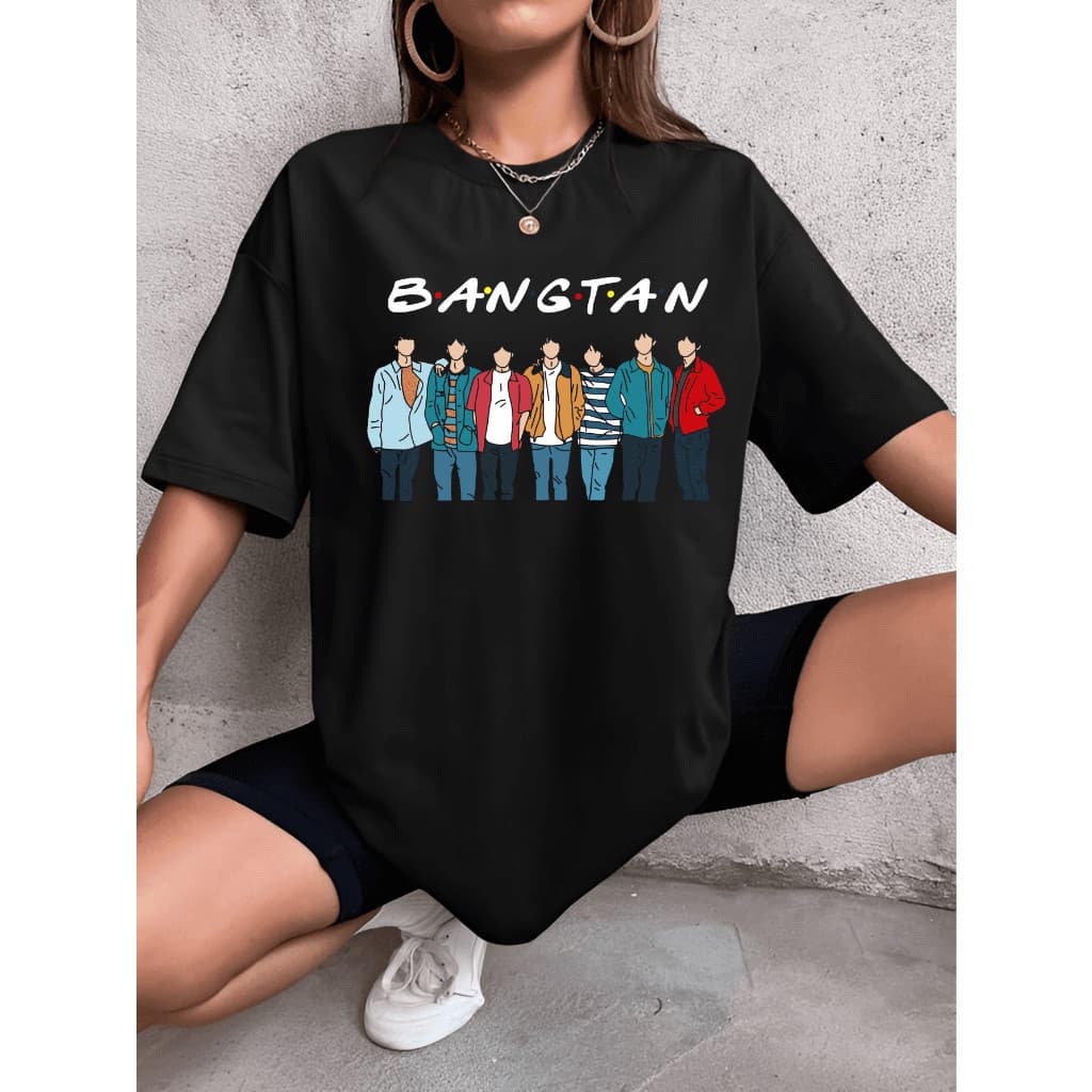 Camiseta Streetwear Bangtan BTS  Kpop Jhope Jimin Jungkook Taehyung Yoongi Namjoon Bangtan  100% Algodão Envio ImediatoT