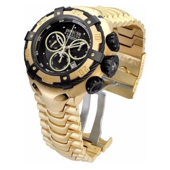 Relógio Masculino Invicta Ostentação D Luxo Grande Pesado ThunderBolt Black