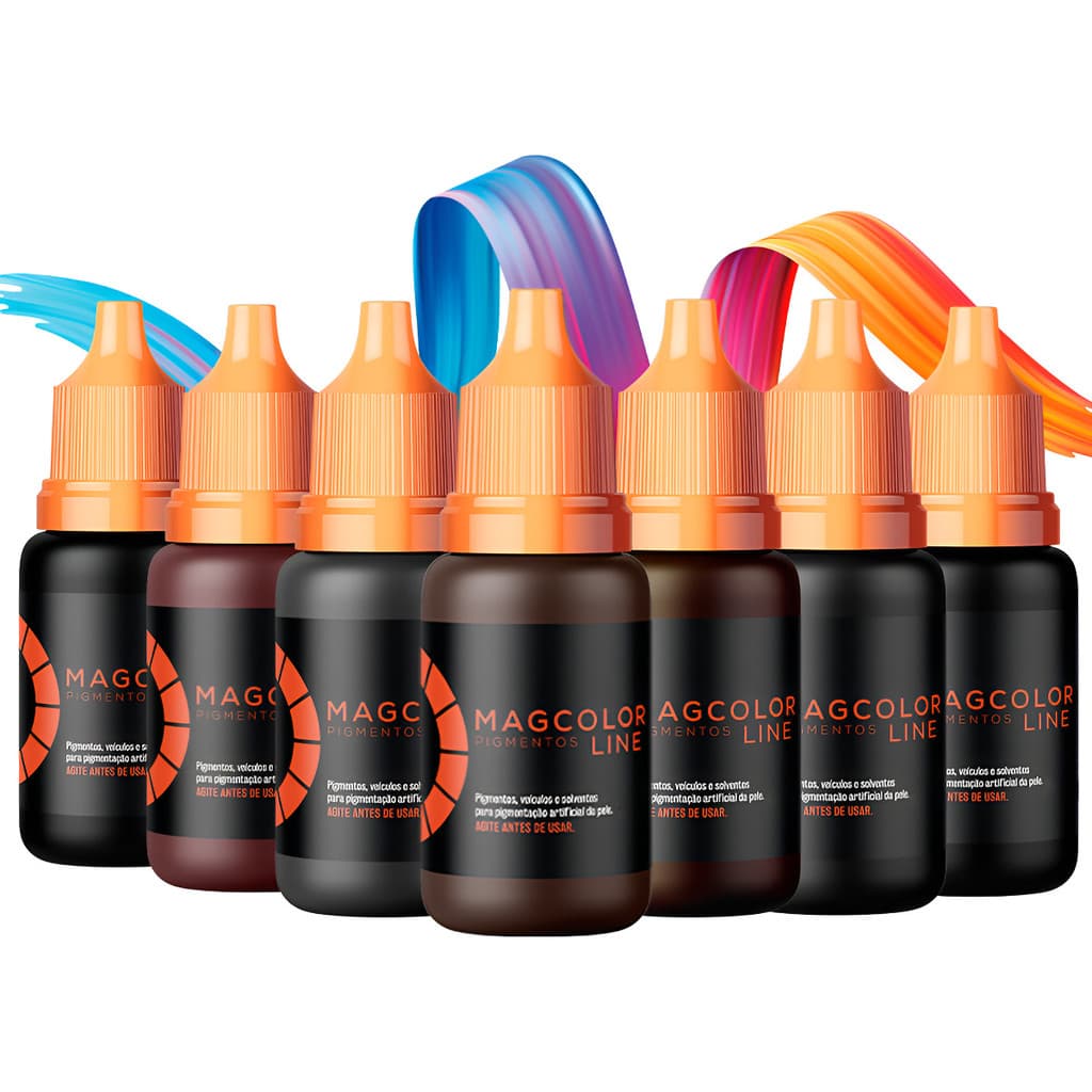 Pigmento Mag Color Line Brow 5ml Micropigmentação - Escolha A Cor